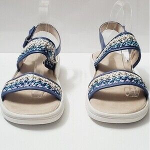 Easy Spirit Womens size 9 Buckle Platform Blue Casual Walking Sandal NWOT